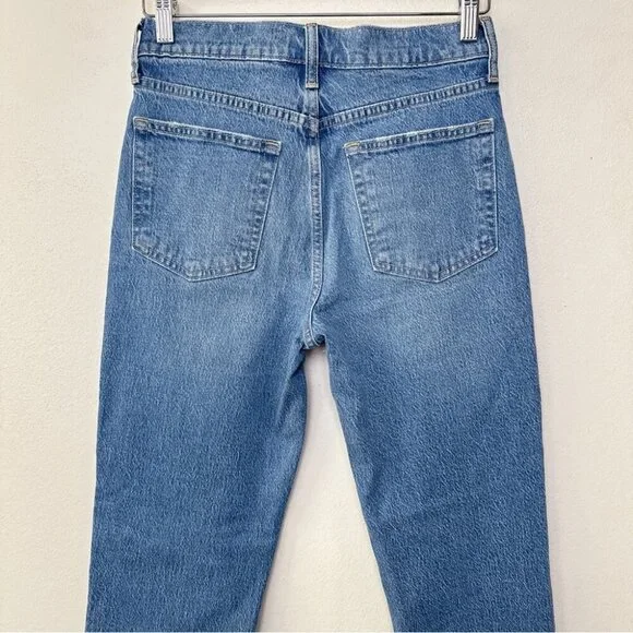 Gap Womens 26 Cheeky High Rise Straight Leg Medium Wash Jeans - Picture 13 of 16